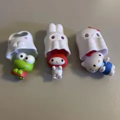 【３点】サンリオキャラクター　おばけごっこ　キティ　マイメロ　けろけろけろっぴ