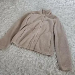 UNIQLO ユニクロ フリース ボア レディース ベージュ S サイズ