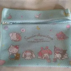 サンリオキャラクター メッシュポーチ