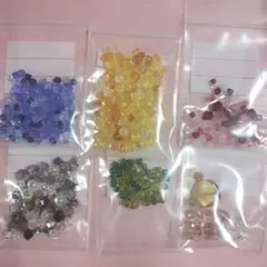アクリルビーズセット 多色 6袋　まとめ売り　ハンドメイド