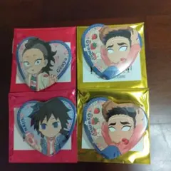 鬼滅の刃　ストロベリーフェスティバル　ランダムハート缶バッチ　義勇　玄弥　行冥