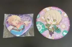 あんスタ　白鳥藍良　缶バッジ&コースター