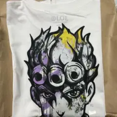 ジョジョの奇妙な冒険　ジョルノ　ジョバーナ GUコラボTシャツ 白XLサイズのサムネイル
