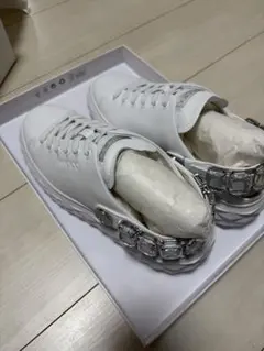 JIMMY CHOO ナッパレザー・スリッポンスニーカーのサムネイル