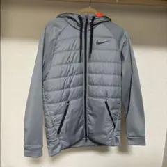 Nike フード付きダウンジャケット グレー オレンジ