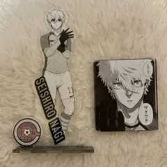 凪誠士郎 ブルーロック展 原作絵 アクリルスタンド アクリルブロック