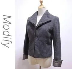 美品　modify モディファイ　ジャケット　グレー　40サイズ L　/A185