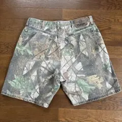 ★90s ラングラー リアルツリーカモ ハーフパンツ ショートパンツ 古着★