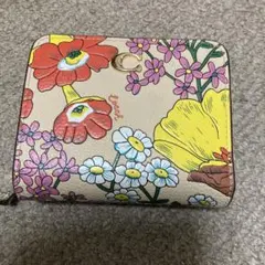 Coach 花柄 二つ折り財布