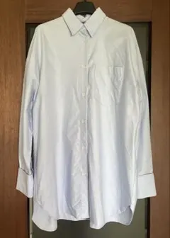 ZARA オーバーサイズ長袖シャツ ライトブルー