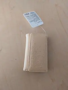 ハローキティ　キーケース　クリアベージュ
