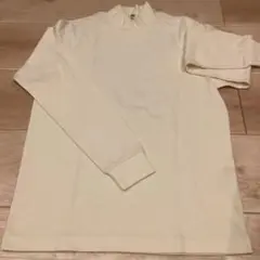 UNIQLO ハイネック長袖T ホワイト Sサイズ