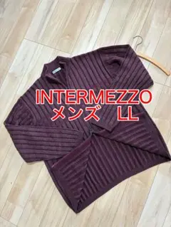 INTERMEZZO インターメッツォ☆ダブルジッパー　メンズ　カーディガンLLのサムネイル
