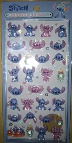 T*a様 スティッチ ボンボンドロップシール
