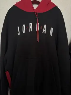 激レア》ジョーダン JORDAN☆パーカー L デカロゴ ブラック P620 