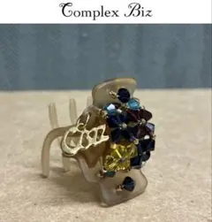 COMPLEX BIZ コンプレックスビズ　装飾付き ヘアクリップ　②ブルー