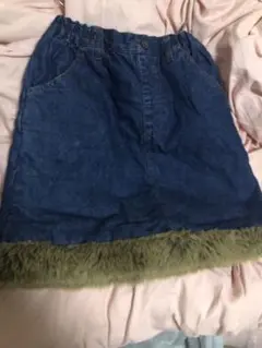 ミニ　スカート　140 デニム