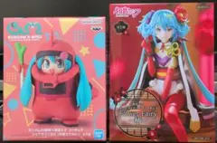 初音ミク　シャアザクぐるみ　Flower Fairy 椿　フィギュア2体セット