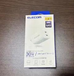 ELECOM USB充電器　Type C 2ポート