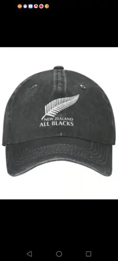 ★送料無料★UK直輸入★アディダス★NZ オールブラックス キャップ★黒白★ adidas キャップ 帽子 メンズ レディース ラグビー アディダス