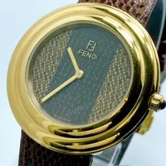 希少/稼働】FENDI 腕時計 310 ズッカ柄 ゴールド メンズ SWISS - メルカリ