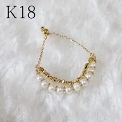 k18 ライスパール 本真珠 ぶどう 房 ネックレス | Mercari