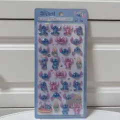 ディズニー第一弾　通常サイズ　スティッチ　ボンボンドロップシール　レア✩*॰
