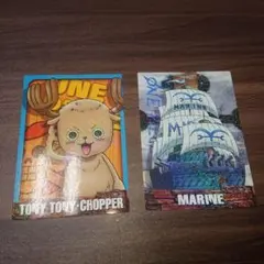 ワンピース チョッパー、海軍軍艦トレーディングカードセット