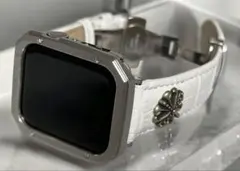 ss★アップルウォッチバンド レザーベルト Apple Watchサテンカバー