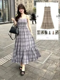 GRL 2way キャミワンピース ロング丈