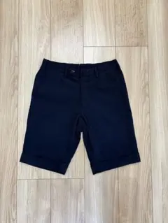 TOMORROWLAND シアサッカーハーフパンツ　ショーツ　ネイビー
