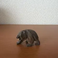 木彫りの熊 小サイズ｜手のひらサイズ 民藝 オブジェ　アイヌ