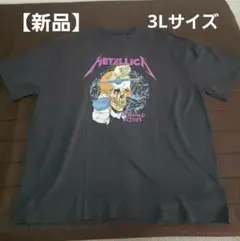 【新品】METALLICA メタリカ スカル ロックTシャツ 3L