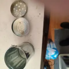 金属製三部構成灰皿