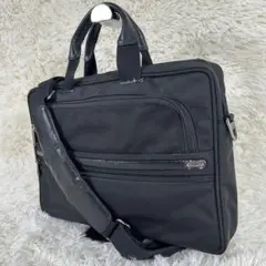 TUMI　ビジネスバッグ　黒　ナイロン　レザー　ブリーフケース　2wayのサムネイル