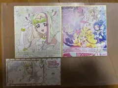 ヒ*メ様 キミとアイドルプリキュア♪展 入場特典　ミニ色紙 キュアズキューン