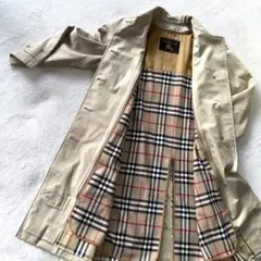【美品】BURBERRY ステンカラーコート　ウールライナー付　ノバチェック