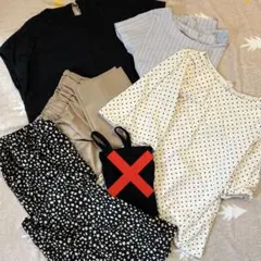 レディースカジュアルセットアップ5点