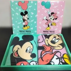 【非売品】Disney ミッキー＆ミニー フェイスタオルセット ♡