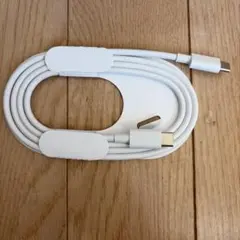 ホワイト USB-C 充電ケーブル