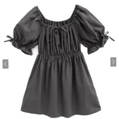 GRL 2Wayパフスリーブリボンフレアミニワンピース[ta138]