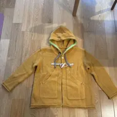 ★お正月セール★新品★快晴堂★可愛いフード付きイエローニットセーター★