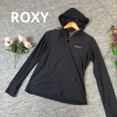 ROXY ロキシー　ジップアップパーカー　ネイビー　フード　Mのサムネイル