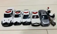 【値下中】トミカ　パトカー４種、白バイ1種＋おまけ