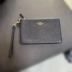 COACHコーチ ポーチ マルチケース　ネイビー