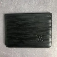 Louis vuitton ルイヴィトン エピ ノワール パスケース IDケース