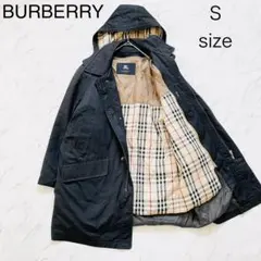 バーバリー　モッズコート　ダウンライナー付き　ノバチェック　フード付き