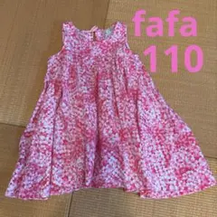 fafa フェフェ　110cm ワンピース夏のサムネイル