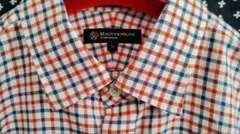 ユナイテッドアローズBEAUTY & YOUTH長袖シャツ好青年チェック日本製