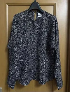 OPAQUE.CLIP ドット柄 長袖シャツ